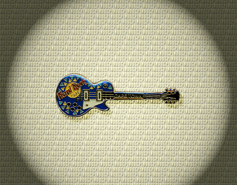 103 Blue Ndebele Guitar