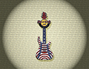 120 Stars and Stripes Guitar