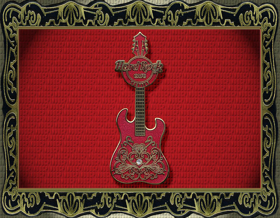 107 Red Couture Guitar